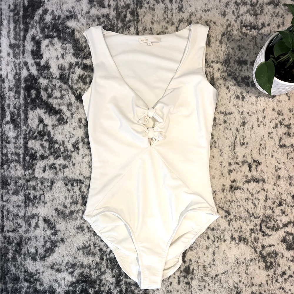 Maje Tie Front Bodysuit